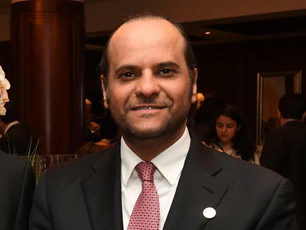 Katars Botschafter Saoud bin Abdulrahman al Thani.