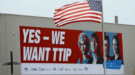 Präsident Obama tritt unverdrossen für das transatlantische Wirtschaftsabkommen TTIP ein: Ende April auf der Hannover-Messe (Foto) und heute.