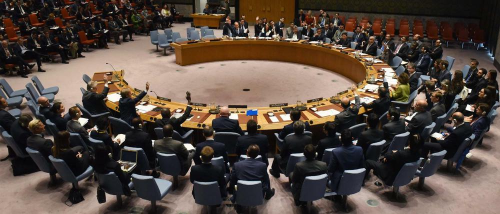Im UN-Sicherheitsrat stimmten 11 Mitglieder für eine Verlängerung der Untersuchung. Zwei Mitglieder stimmten dagegen, zwei enthielten sich der Stimme. 