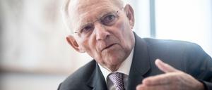 Bundestagspräsident Wolfgang Schäuble (CDU) hielt eine Grundsatzrede zur Außen- und Sicherheitspolitik.