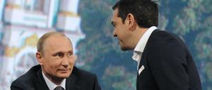 Wirtschaftliche Zusammenarbeit orthodoxer Glaubensbrüder: Russland Präsident Putin und Griechenlands Premier Tsipras