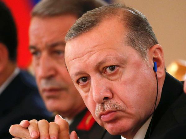 Verärgert: Der türkische Präsident Erdogan 