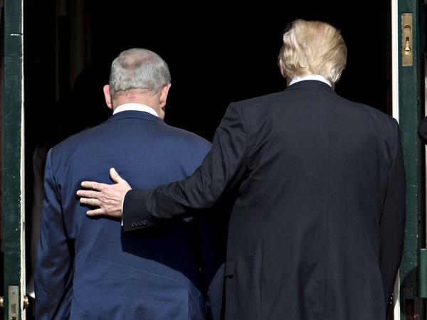 Ziemlich gute Freunde. Bei Benjamin Netanjahus Besuch in Washington fand Donald Trump viele freundliche Worte für den israelischen Premier.