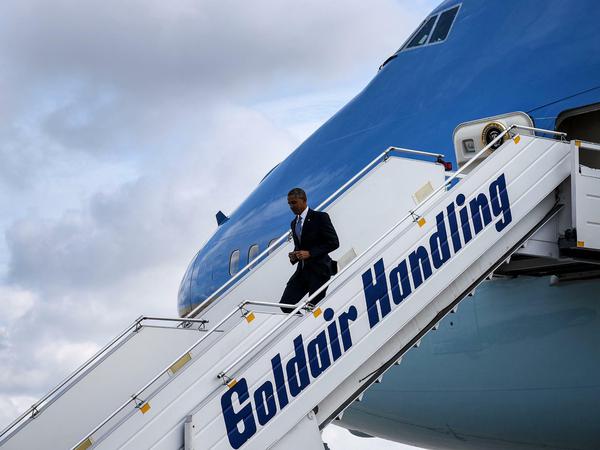 Am Dienstag in Athen gelandet: US-Präsident Barack Obama. 