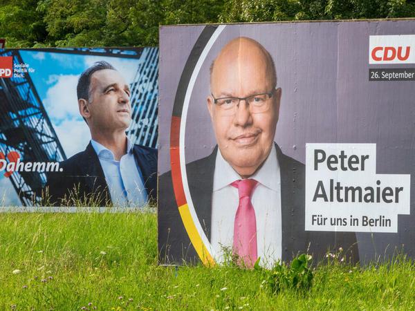 Duell der Minister im Saarland: Bundeswirtschaftsminister Peter Altmaier (CDU) und Bundesaußenminister Heiko Maas (SPD)