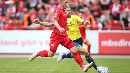 Vorne dran: Sebastian Polter brachte den 1. FC Union im Testspiel gegen Bröndby IF in Führung.