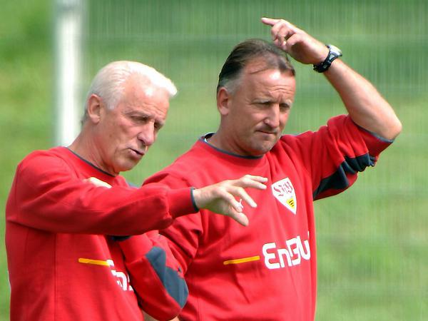 Wieder vereint. In Stuttgart arbeitete Andreas Brehme als Assistent seines früheren Inter-Trainers Giovanni Trapattoni. 