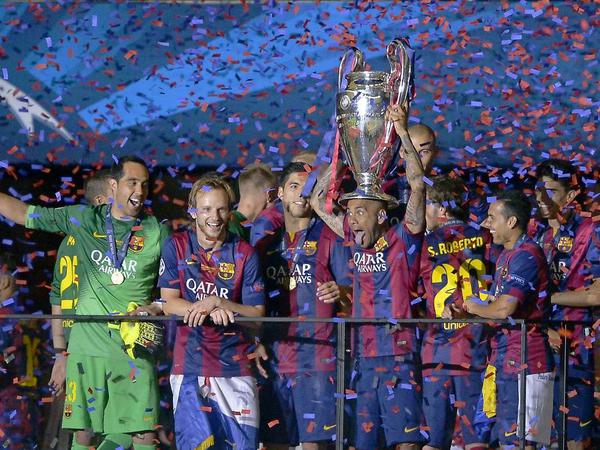 Das ist der Pott. Barcelona gewinnt zum insgesamt fünften Mal den wichtigsten Titel im europäischen Vereinsfußball.