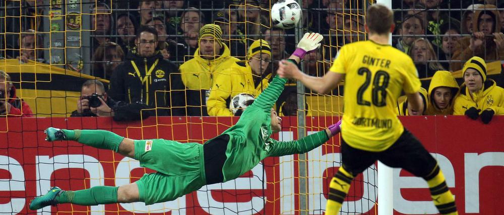 Im DFB-Pokal bei Borussia Dortmund hatte Daniel Mesenhöler seinen bislang größten Auftritt. 