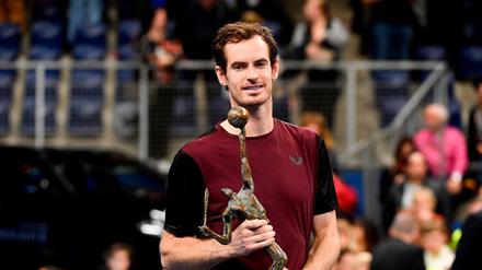 Pure Erleichterung. Andy Murray gewinnt die European Open in Antwerpen. 