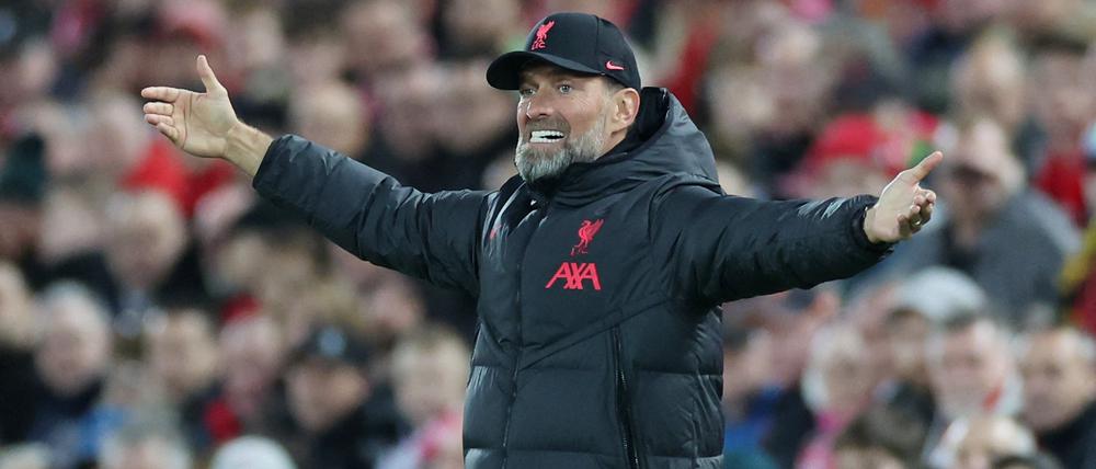 Jürgen Klopp steht mit Liverpool aktuell nur auf Platz acht in der Premier League. Am Samstag kommt Southampton zum letzten Spiel vor der WM-Pause an die Anfield Road.