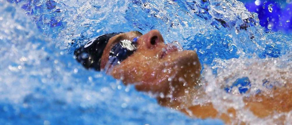 Christian Diener schwamm über 200 Meter Rücken zu EM-Silber.