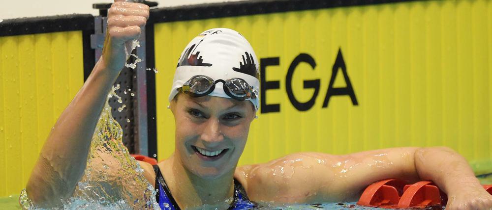 Lisa Graf, 24, schwimmt seit 2012 für die SG Neukölln. Graf belegte 2016 bei Olympia in Rio den 13. Platz über 200 Meter Rücken und hält den deutschen Rekord über diese Distanz.