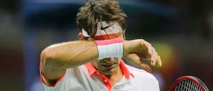 Roger Federer ist nach seiner Niederlage überaus enttäuscht.