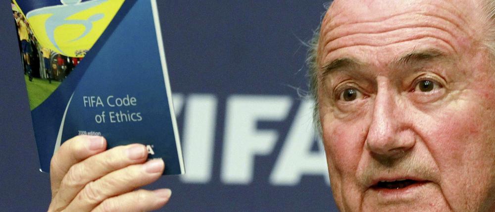 Der Ethik nur predigt: Der Fußballweltverband von Präsident Joseph Blatter besitzt ein verheerendes öffentliches Image. 