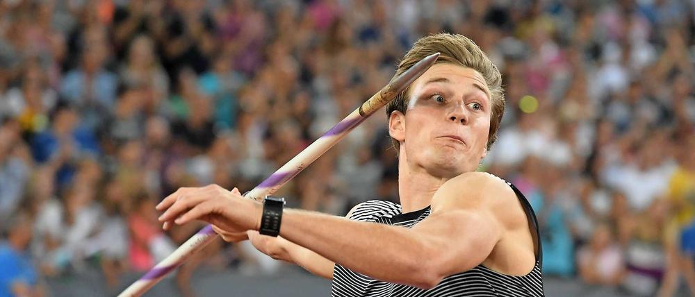 Thomas Röhler, 24, wurde in Jena geboren. Bei den Olympischen Spielen in Rio holte er im August mit der Weite von 90,30 Metern die Goldmedaille. 