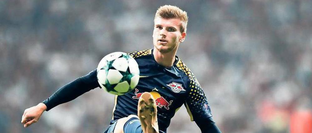 Timo Werner, 21, kam im Sommer 2016 vom Absteiger VfB Stuttgart zum Aufsteiger RB Leipzig.