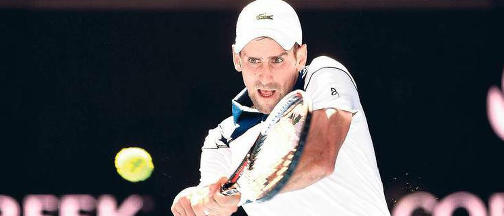 Tennis hat ihm gefehlt. Novak Djokovic ist wieder wettbewerbsfähig. Wie weit ihn das in Melbourne bringt, ist allerdings nicht abzusehen – auch nicht von ihm selbst. 