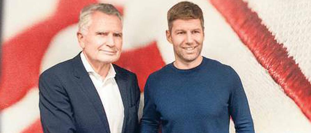 Hand drauf. Die Hoffnungen beim VfB Stuttgart ruhen auf Thomas Hitzlsperger (rechts). Denn Präsident Wolfgang Dietrich hat beim Anhang viel Kredit verspielt.