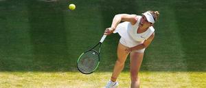 Mit voller Power ins Finale. Simona Halep steigerte sich von Runde zu Runde und kann nun erstmals in Wimbledon triumphieren.