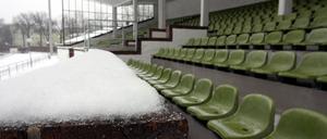 Wegen des Wintereinbruchs finden bis einschließlich Sonntag keine Spiele im Berliner Amateurfußball statt.