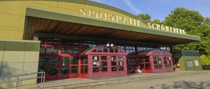 Seit 70 Jahren Kulisse für kleinen und großen Sport: Die Halle am Sachsendamm.