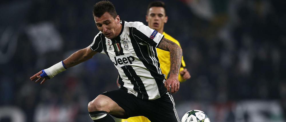 Überall im Einsatz. Mario Mandzukic steht mit Juventus Turin kurz vor dem Einzug ins Finale der Champions League – auf ungewohnter Position. 