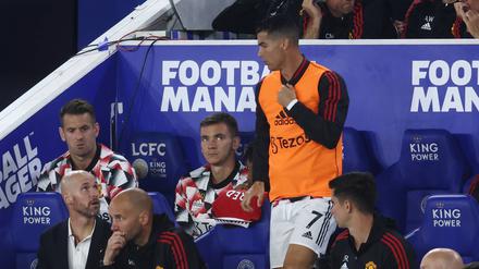 Ronaldo und Trainer ten Hag können offenbar nicht miteinander.