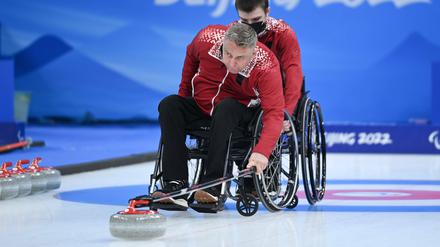 Das lettische Rollstuhlcurling-Team wollte nicht gegen Russland antreten.