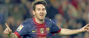 Jubel ohne Ende. Zumindest mit seinem Klub FC Barcelona gewinnt Lionel Messi Titel nach Belieben.