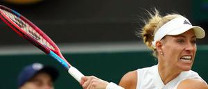 Angelique Kerber zog gegen die Tschechin Karolína Muchová glatt in zwei Sätzen ins Viertelfinale von Wimbledon ein. 