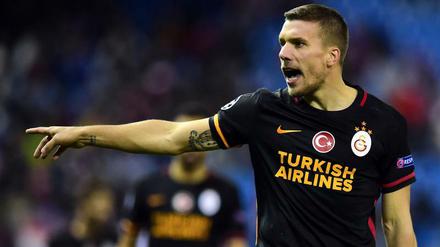 Lukas Podolski war der "Retter" für Galatasaray.