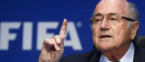 Der wiedergewählte Fifa-Präsident Joseph Blatter während der Exekutivkomiteesitzung in Zürich