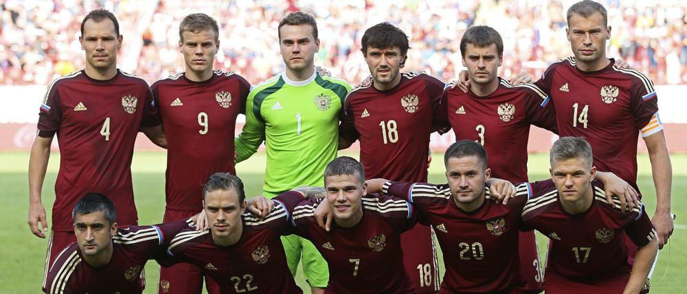 Das russische Team 2014.