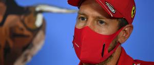 Blick hinter die Maske: Das Verhältnis zwischen Sebastian Vettel und Ferrari ist angespannt.