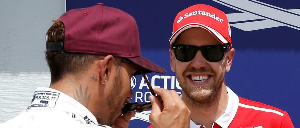 Sebastian Vettel und Lewis Hamilton sind die großen Favoriten auf den WM-Titel in der Formel 1. 