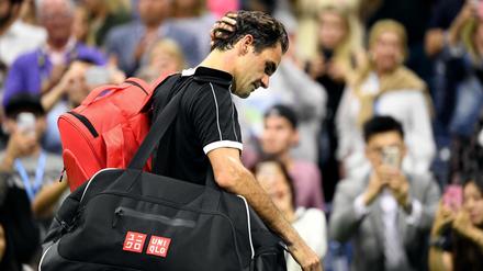 Kaum zu fassen. Roger Federer reichte im Viertelfinale der US-Open eine 2:1-Satzführung nicht.