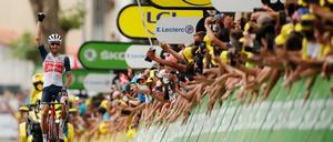 Die Niederländer Bauke Mollema gewinnt die 14. Etappe der Tour de France.
