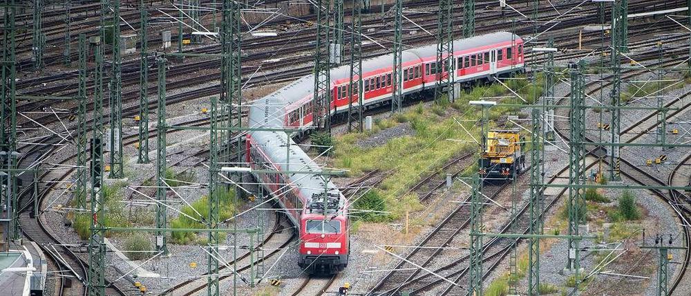 Ein Regionalzug der Deutschen Bahn
