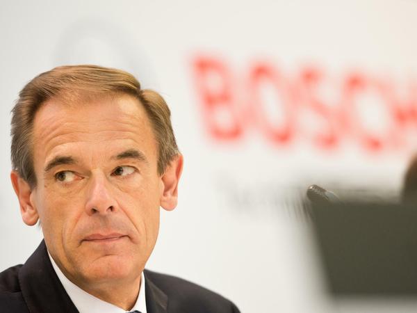 Volkmar Denner (61) ist seit 2012 Vorstandsvorsitzender und zugleich Technikvorstand der Robert Bosch GmbH. Der weltgrößte Automobilzulieferer hat 390 000 Beschäftigte. 