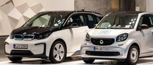 Gemeinsam sparen. Aus Drive-Now (BMW) und Car-s-Go (Daimler) wurde im Februar Share-Now.