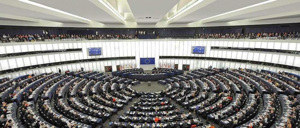 EU-Abgeordnete im Plenum in Straßburg