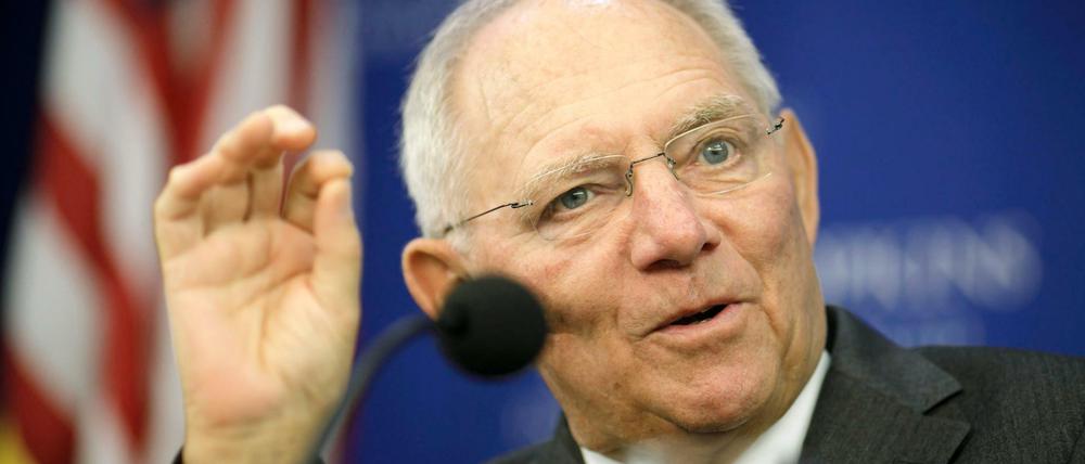 Wolfgang Schäuble setzt sich für einen Europäischen Währungsfonds ein. Den IWF bräuchte man in Europa dann nicht mehr.