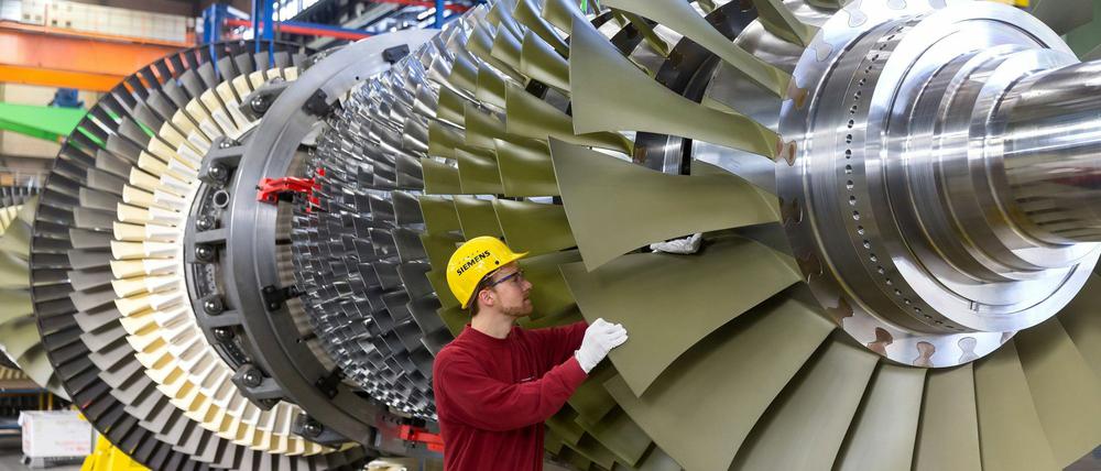 Weltklasse. Die Turbinen aus dem Siemens-Werk in Moabit gehören zum Besten, was es auf dem Markt gibt. 