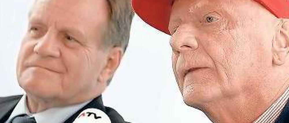 Wiener Rotkäppchen. Niki Lauda verkauft an Air Berlin.