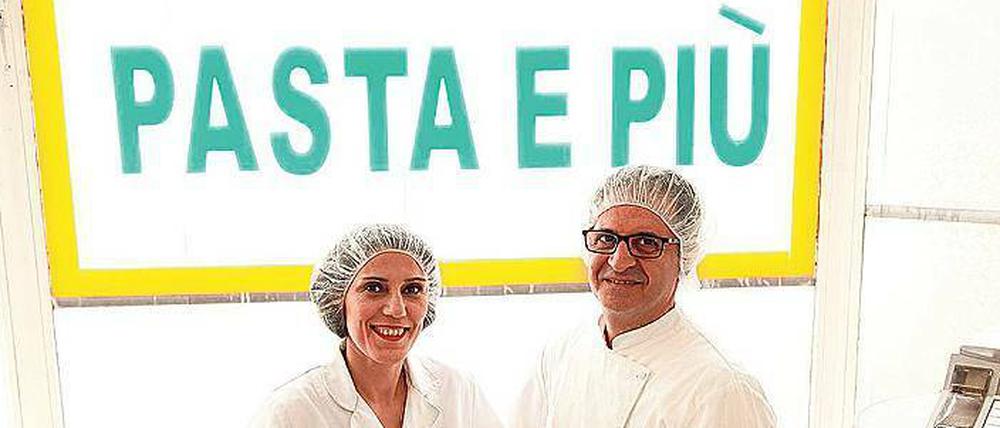 Die Firmeninhaber von Pasta e Piu, Mohammad Reza Mohammadi und Mitra Bahramsari.