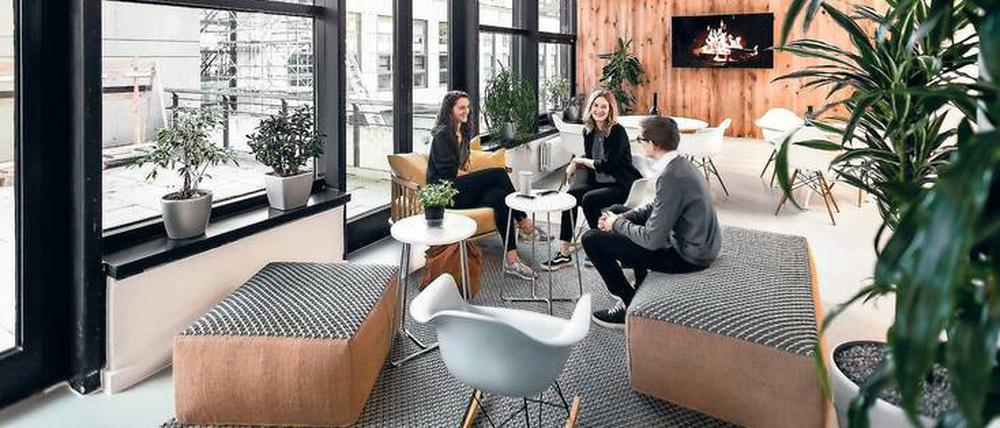 Start-up-Style. Bosch hat sich mit dem IoT-Campus im Tempelhofer Ullsteinhaus einquartiert. Die Räume gestalteten Mitarbeiter zusammen mit Architekten. 