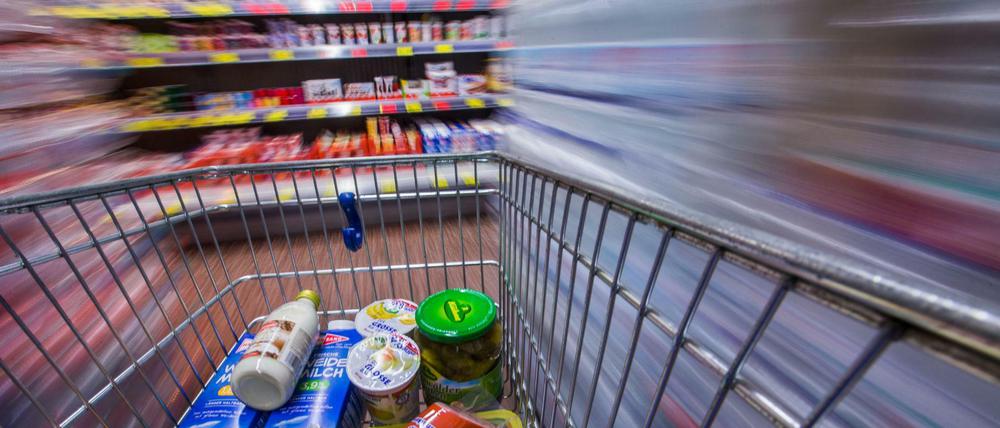 Inflation in Deutschland steigt - Produkte werden teurer. 