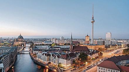 Panoramablick über Berlin.