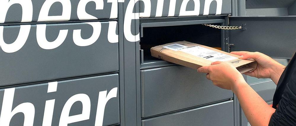 Die Abholfächer öffnen bei Eingabe des richtigen Codes - und ähneln auch sonst den Packstationen der Deutschen Post.